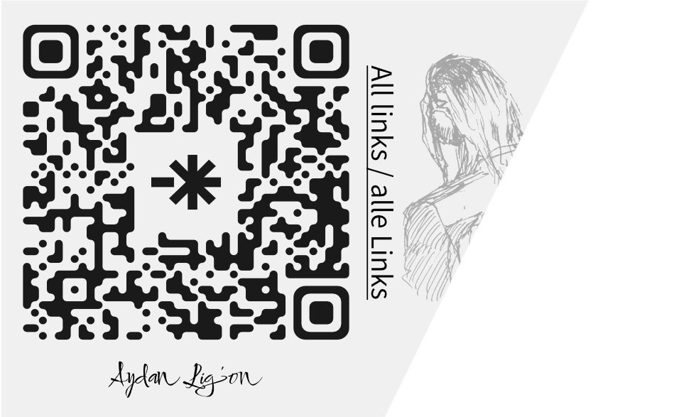 SmileyFoxyPortraits business card, back with QR code